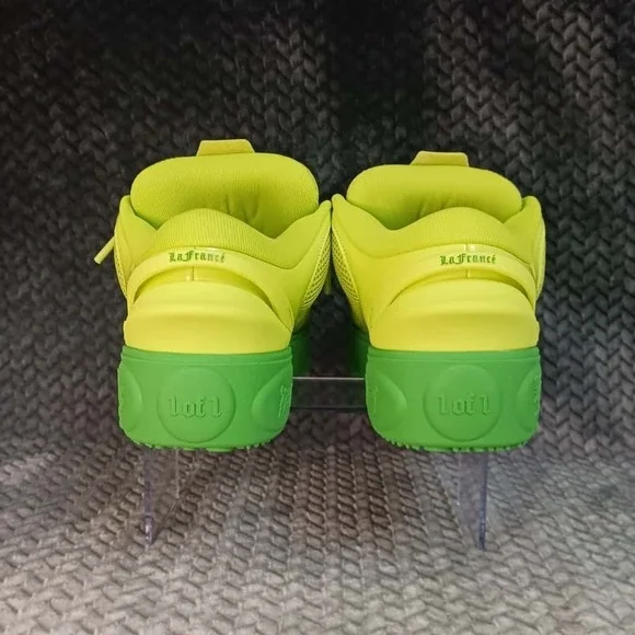PUMA x Lamelo Ball LaFrance Assist Lifestyle Shoes Mens Green Lime Grinch Size 7